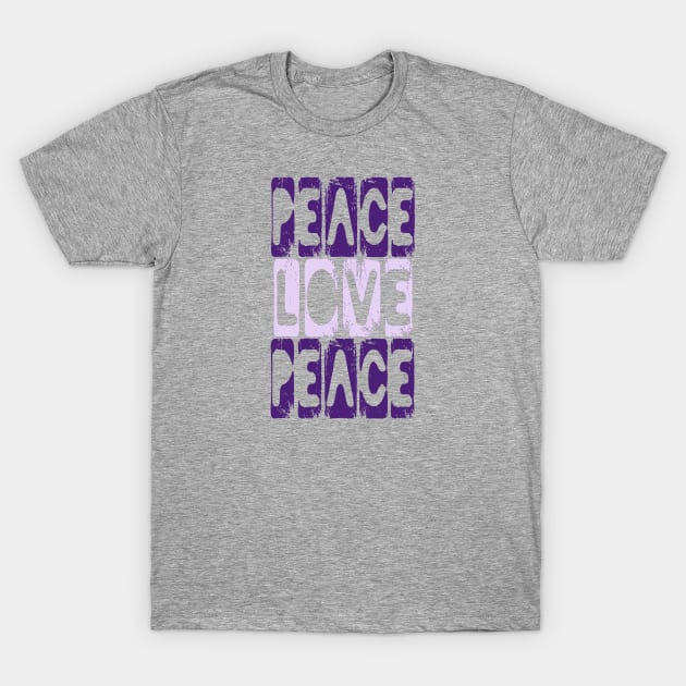 Peace & Love T-Shirt by PlanetMonkey